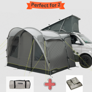 Outwell Fresno Drive-Away Poled Awning (175-200cm) - MEGA BUNDLE DEAL