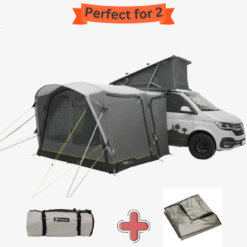 Outwell California Highway Drive-Away Air Awning (175-200cm) - MEGA BUNDLE DEAL