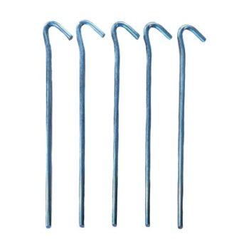 Pack of 5 x Heavy Duty Skewer with Hook 24cm