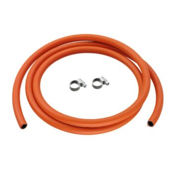 8mm LPG Gas Hose with Jubilee Clips - 2M