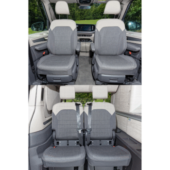 Brandrup Second Skin Seat Covers for VW Multivan California Ocean/Coast/Beach Tour/Beach Camper (T7) - BUNDLE DEALS