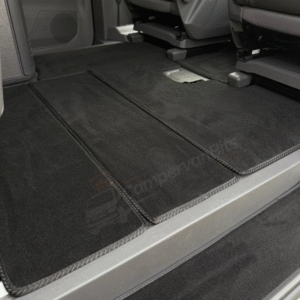 VW Multivan California Ocean/Coast (T7) Black Deluxe Carpets – Walkthrough, Passenger or Boot Area