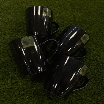 Liberty Sumatra Non-Slip Heat-Resistant Mug - Pack of 4 (Anthracite)