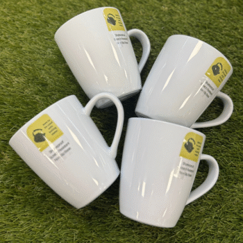 Liberty Sumatra Non-Slip Heat-Resistant Mug - Pack of 4 (Light Grey)