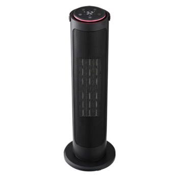 Quest Belarus Digital Ceramic Tower Heater - Fan/1200w/2000w
