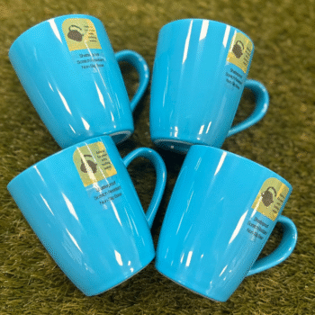 Liberty Sumatra Non-Slip Heat-Resistant Mug - Pack of 4 (Blue)