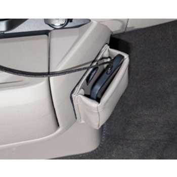 Brandrup TIALO Phone Storage Pocket for the VW Multivan/California (T7) - Leather Sandwick